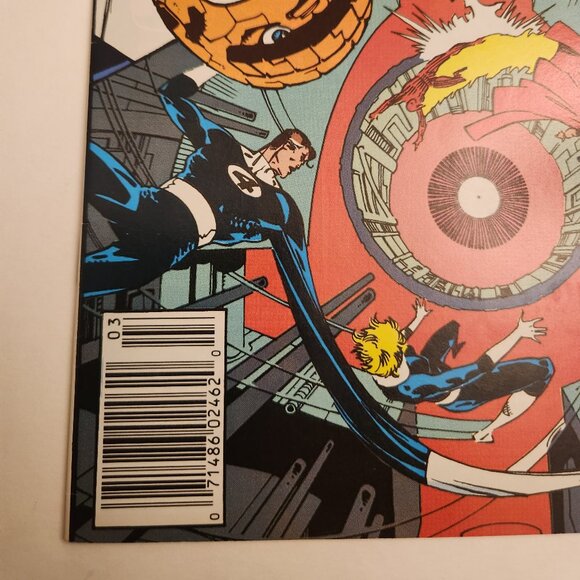 Fantastic Four #338 (1990) Marvel Comics Iron Man & Thor Ms. Marvel Newstand NM - Picture 6 of 14